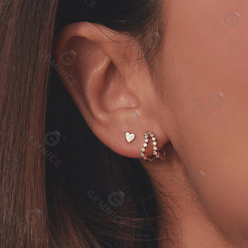 Wave Huggie Hoops Earrings