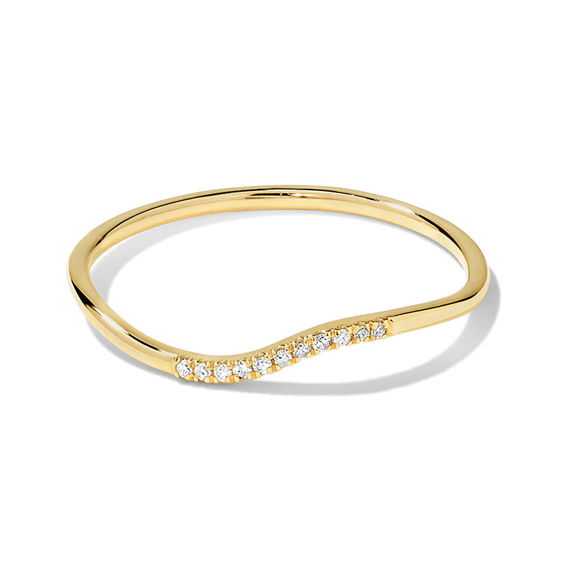 Water Wave Stacking Ring