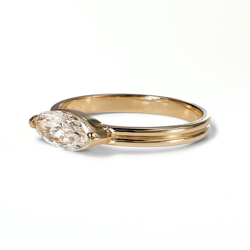 Stacked Stone Zircon Band Ring