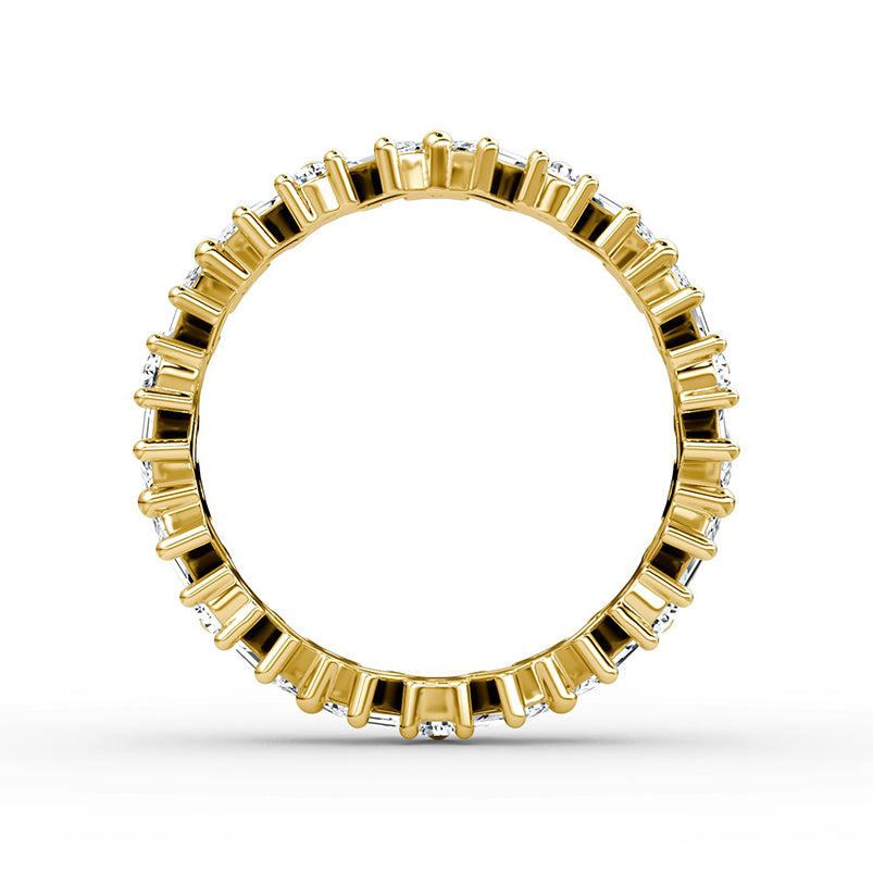 Baguette and Round Zircon Pave