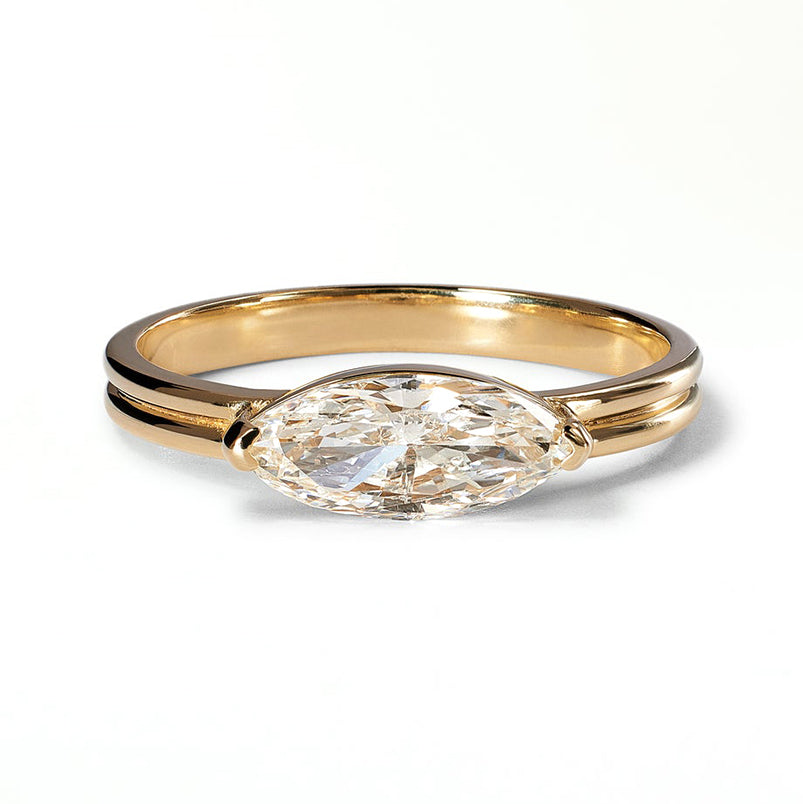 Stacked Stone Zircon Band Ring