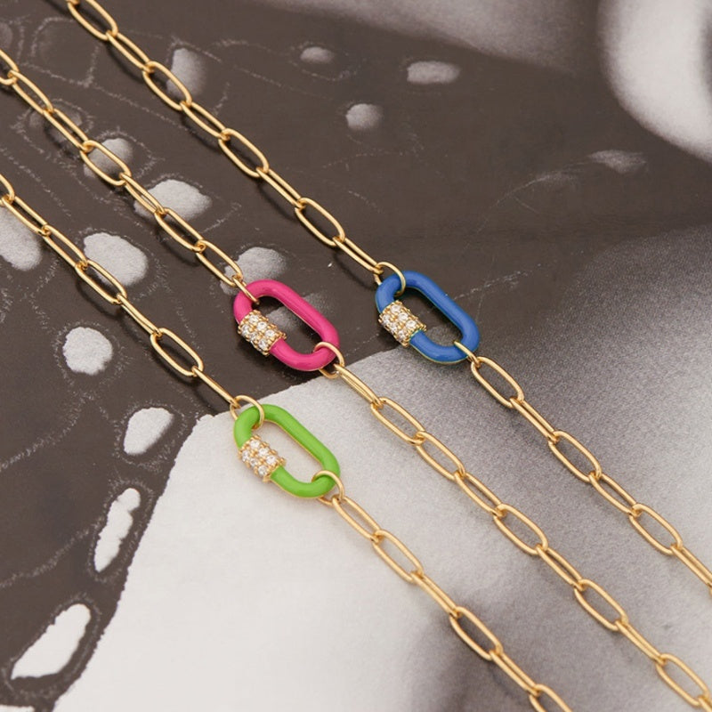 Enamel Carabiner Paperclip